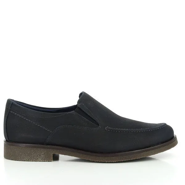 24 Hrs 10050 Navy Slip On Men's Shoes