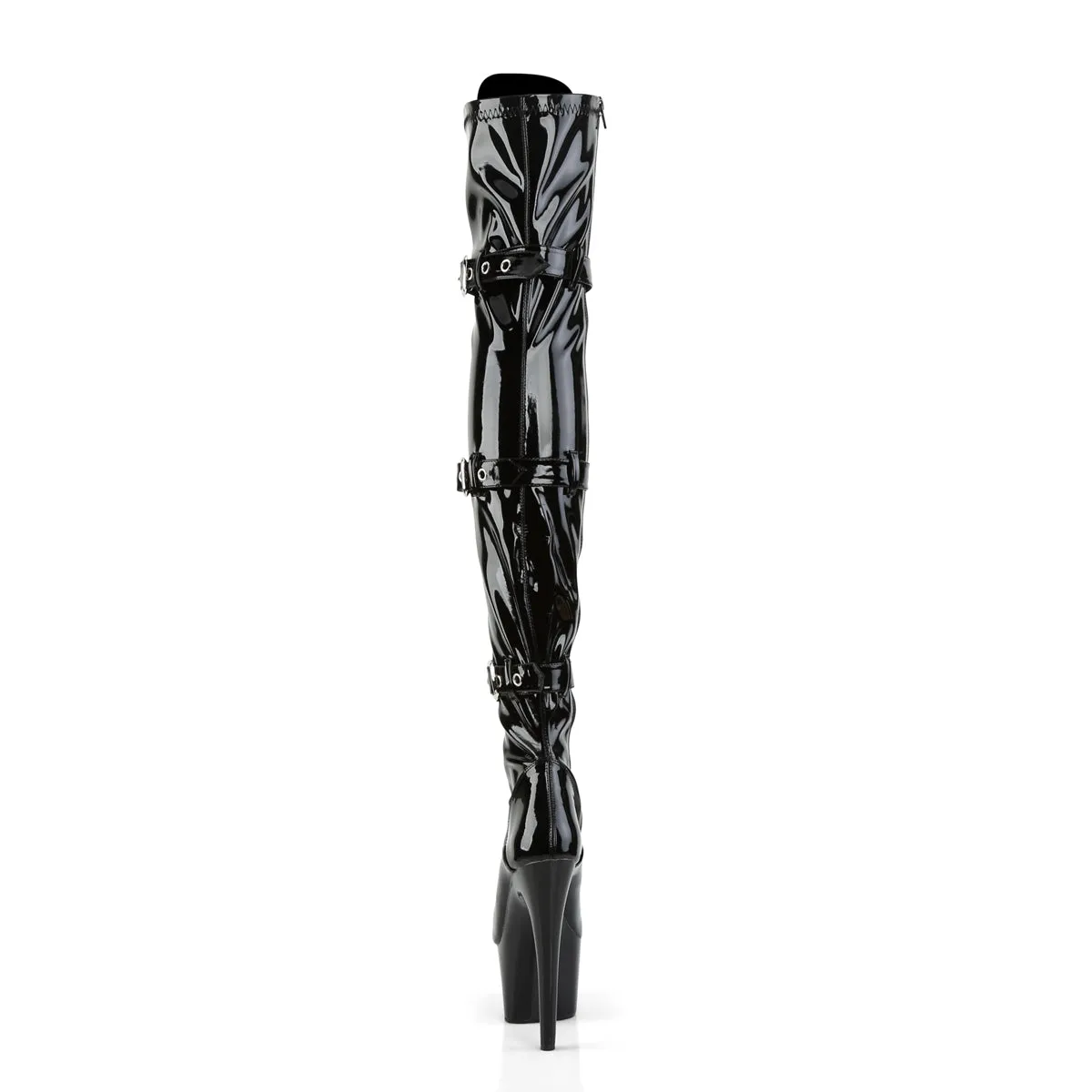 ADORE-3028 Pleaser Black Patent Sexy Platform Shoes (Pole Dancing Heels)