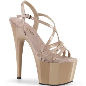 ADORE-713 Pleaser Nude Sexy Platform Shoes (Pole Dancing Heels)