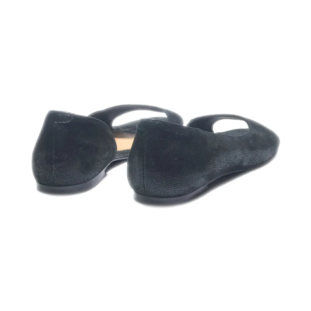 Amethyst Slip Ons Fabric Black Colour For Women