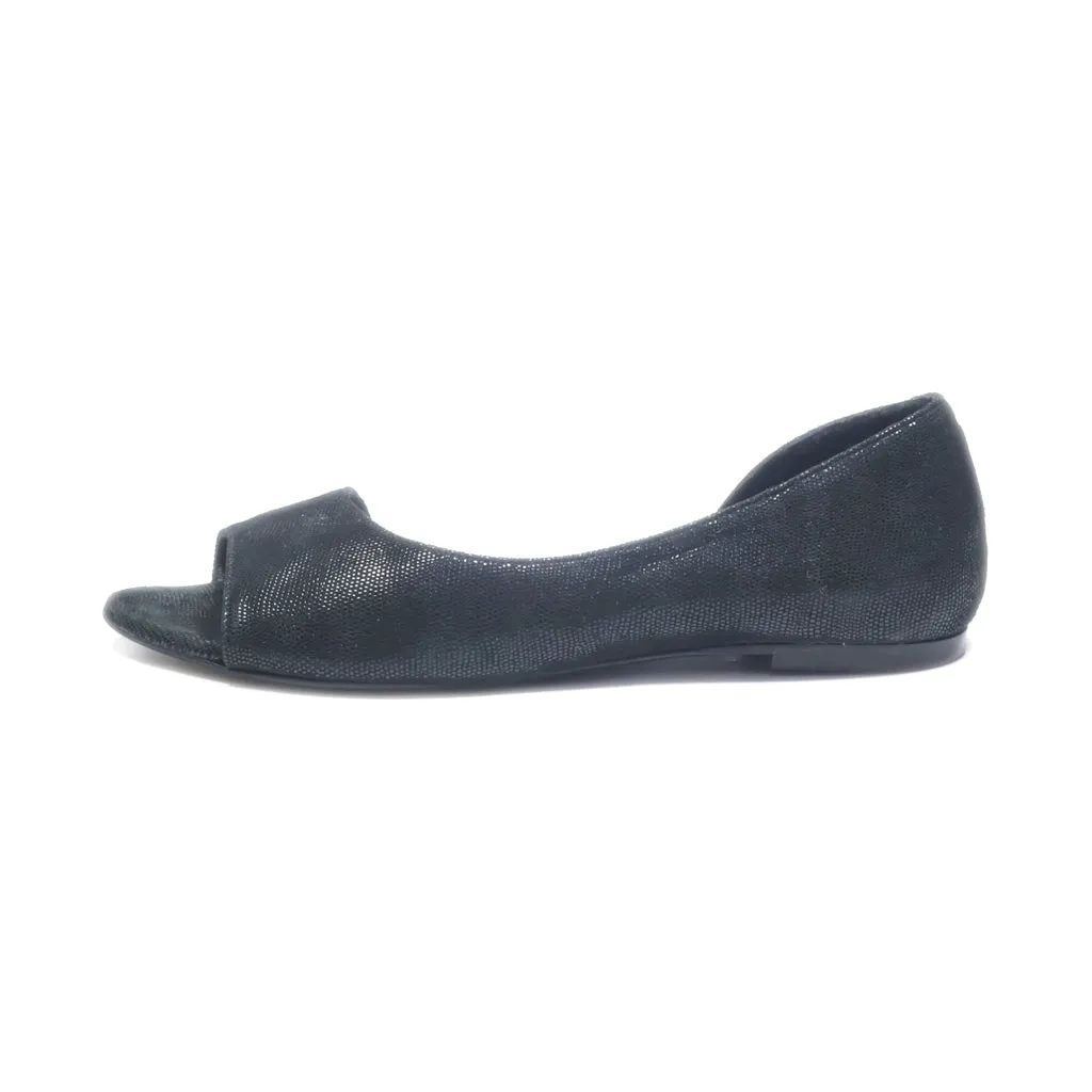 Amethyst Slip Ons Fabric Black Colour For Women