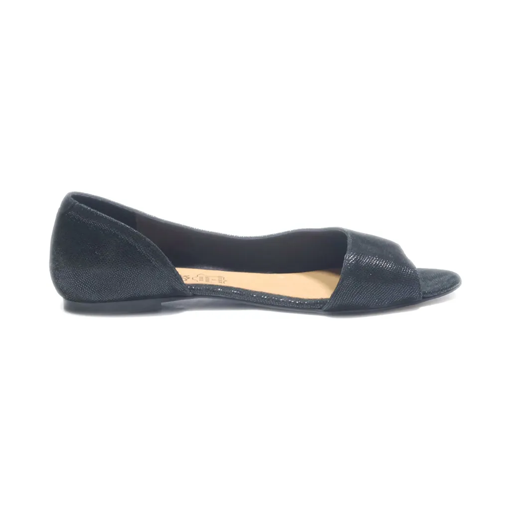 Amethyst Slip Ons Fabric Black Colour For Women