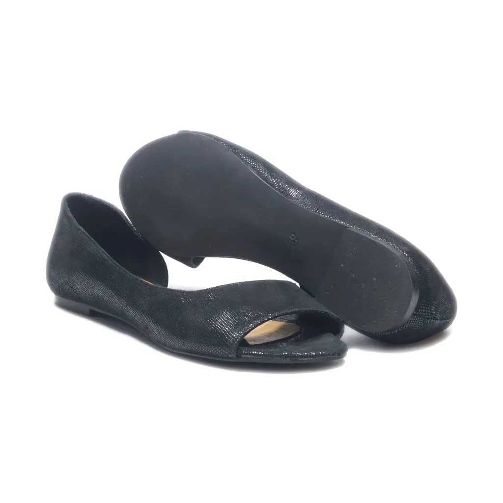 Amethyst Slip Ons Fabric Black Colour For Women