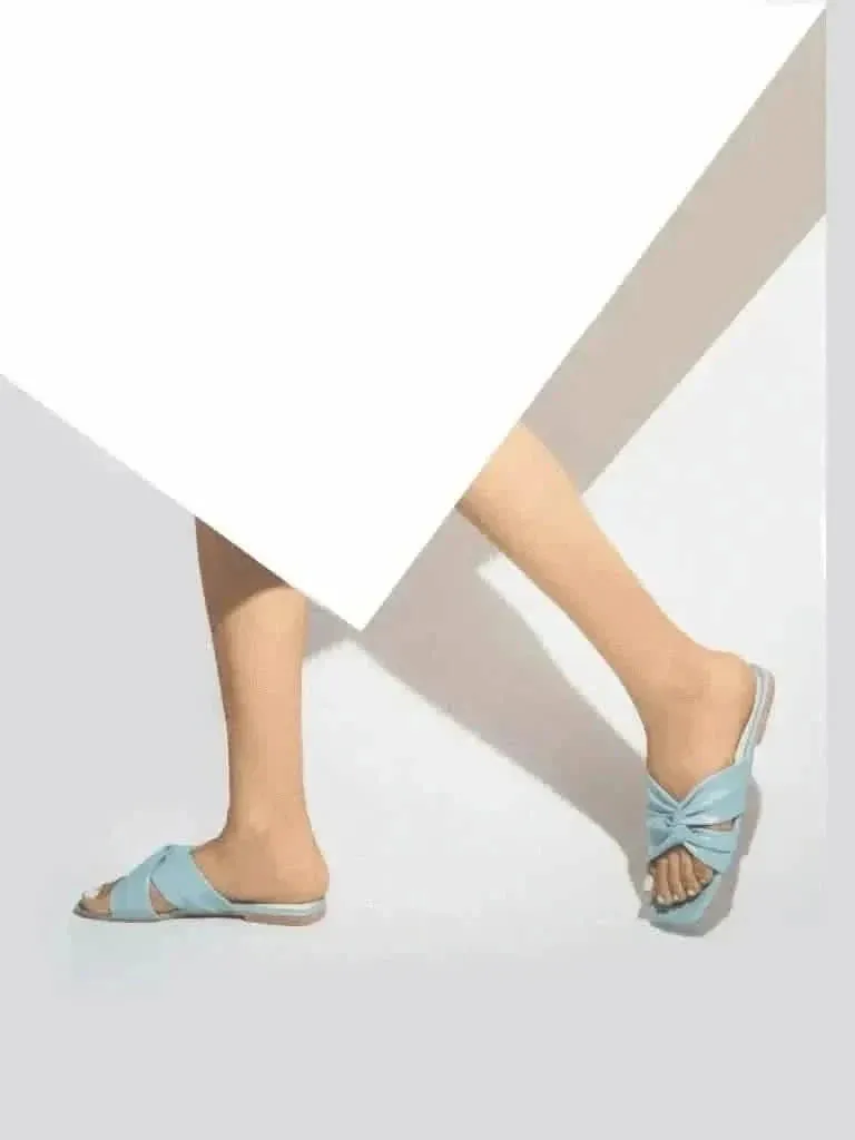 Arctic Blue Crossover Flats