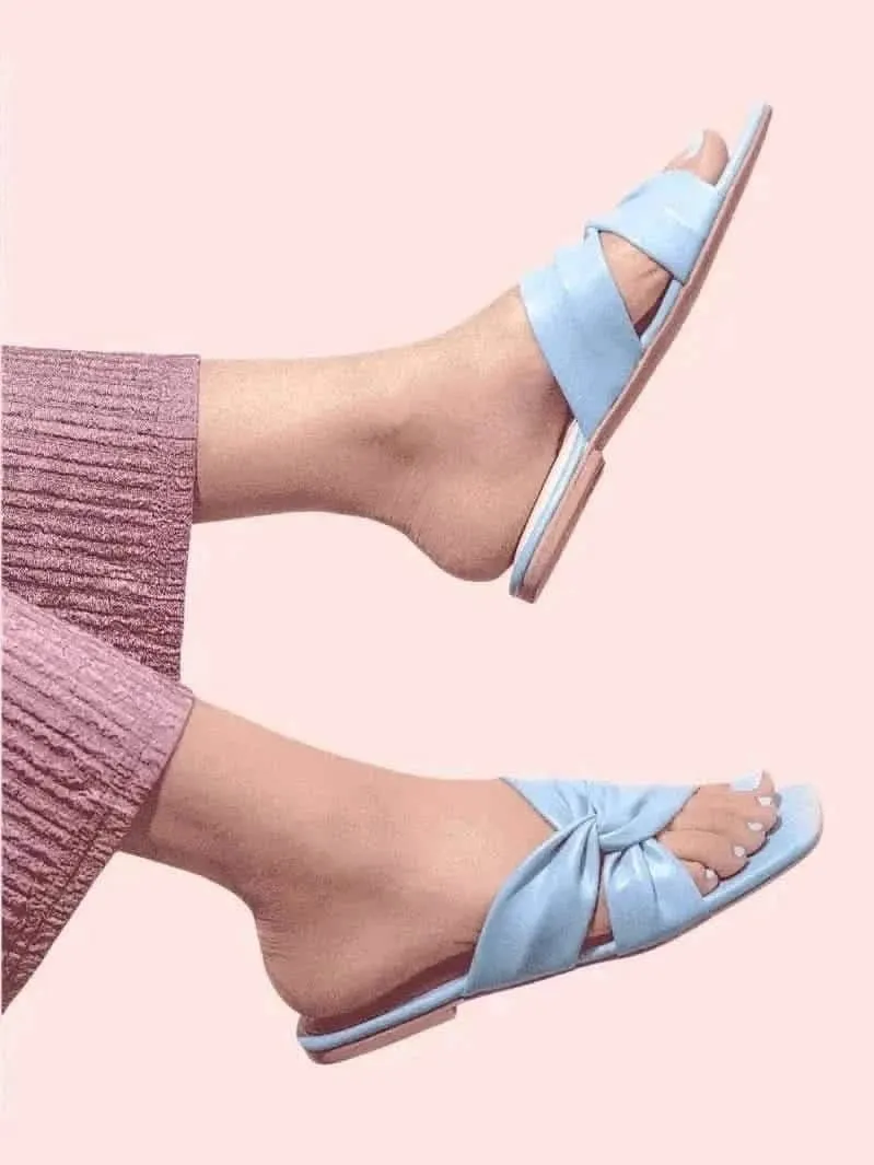 Arctic Blue Crossover Flats