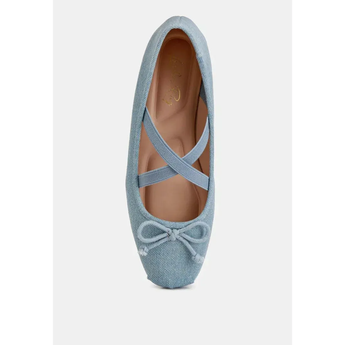 Arimer Criss Cross Strap Ballet Flats