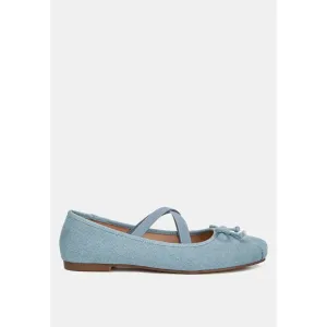Arimer Criss Cross Strap Ballet Flats