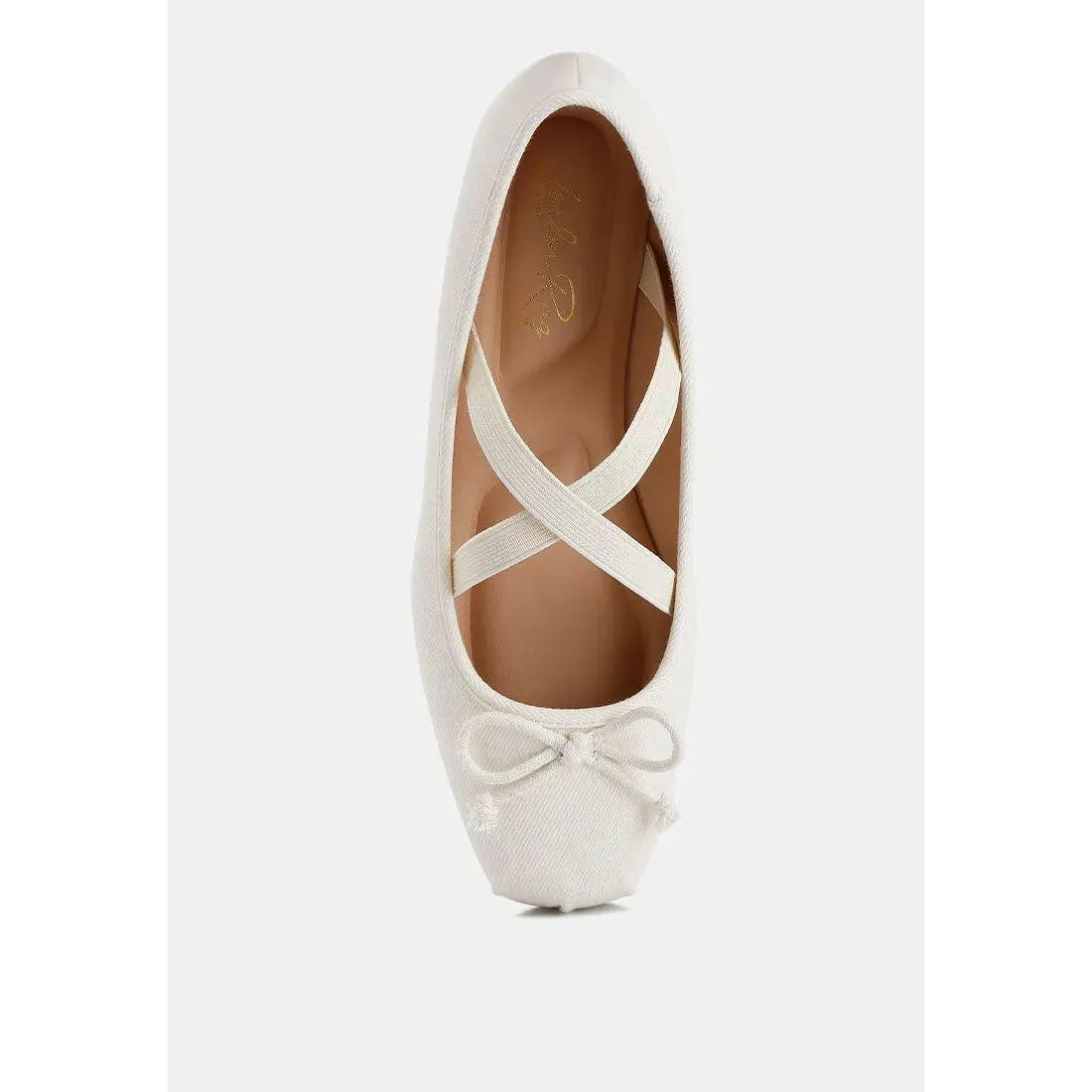 Arimer Criss Cross Strap Ballet Flats