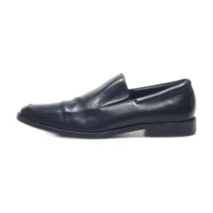 Banana Republic Formal Slip Ons Leather Black Colour For Men