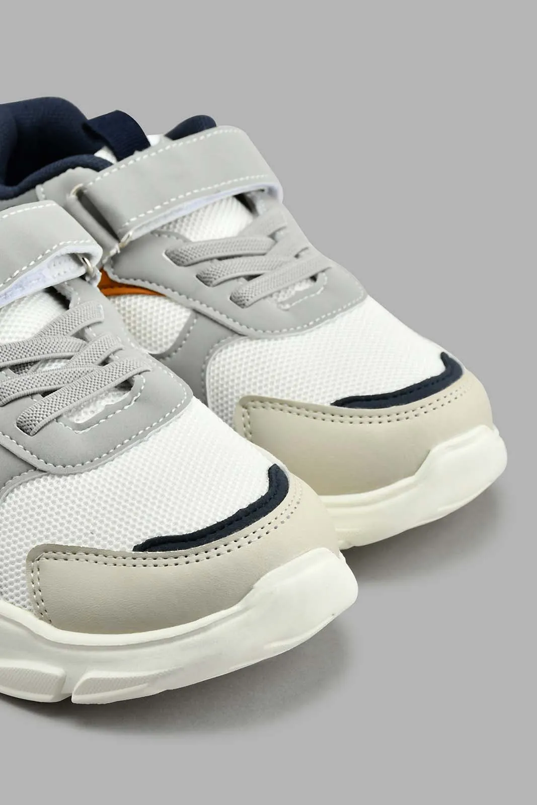 Blue And White Chunky Sneaker