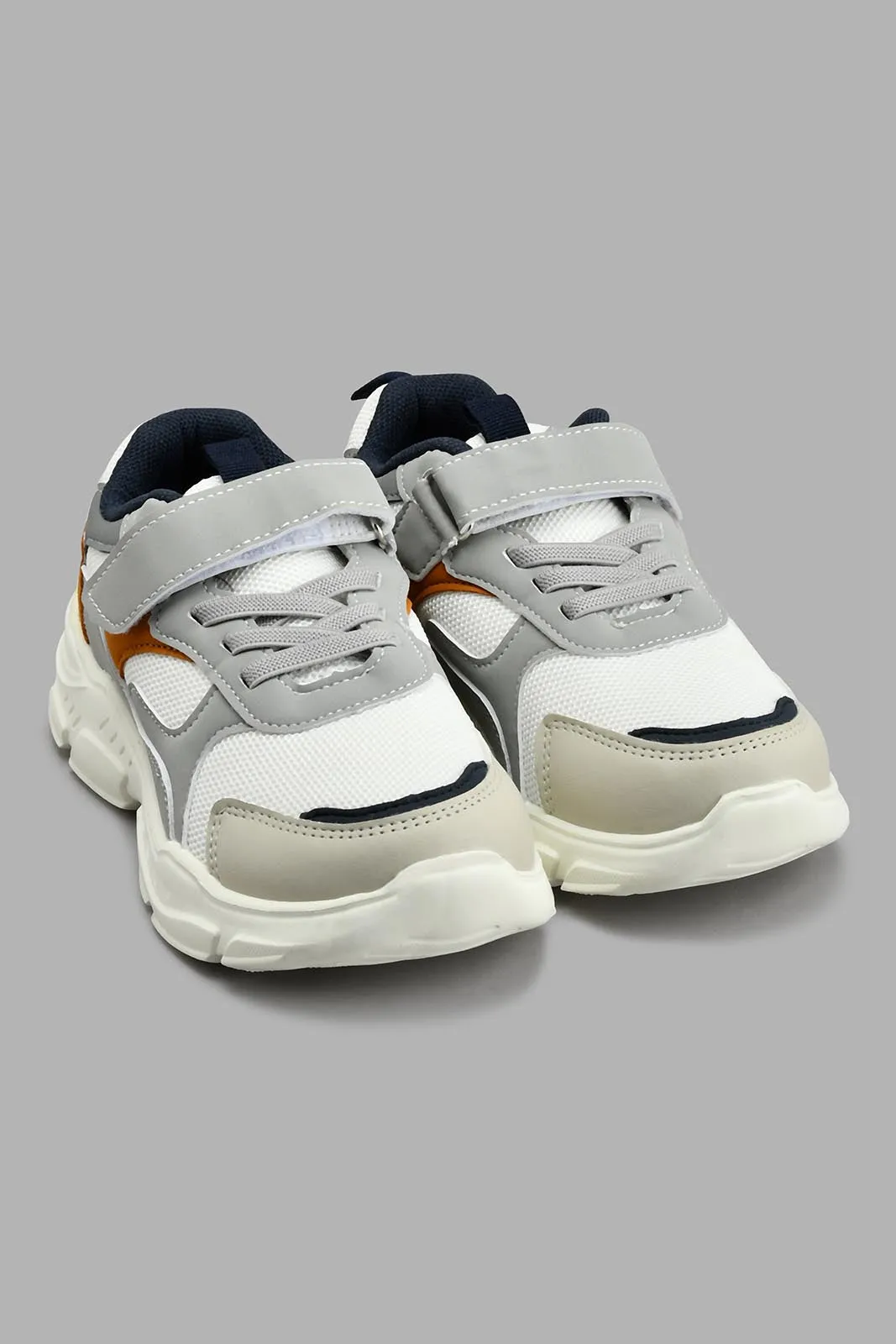 Blue And White Chunky Sneaker