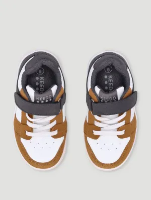 Boys Charcoal Colourblock Sneaker