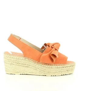 Calzanor 1926 Orange Ribon Slingback Espadrilles
