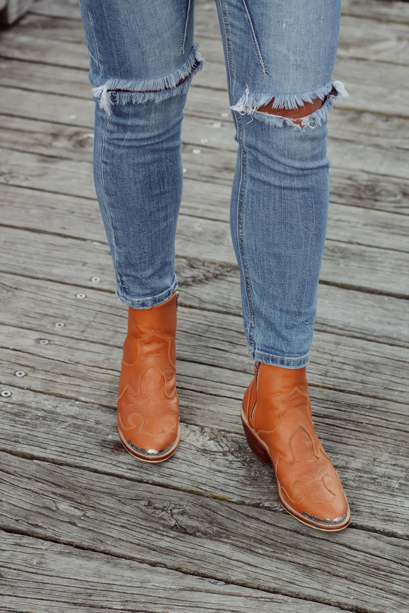 Charlie Boots Tan - CLOSING DOWN SALE 70% OFF