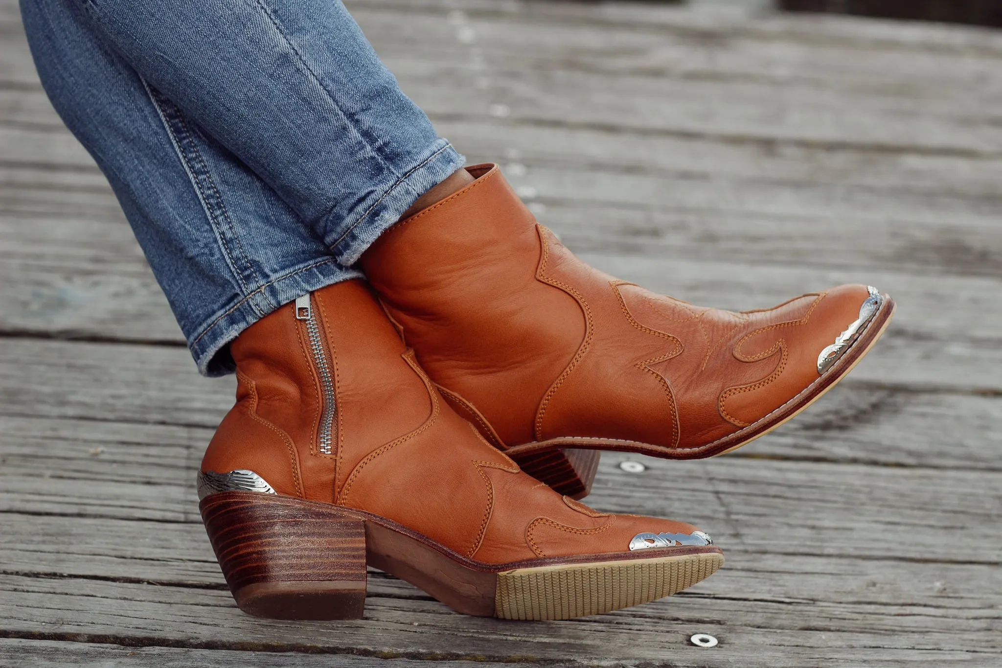 Charlie Boots Tan - CLOSING DOWN SALE 70% OFF