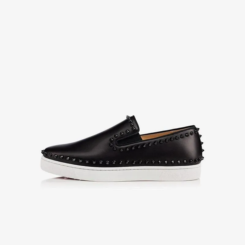 Chic Studded Slip-On Sneakers