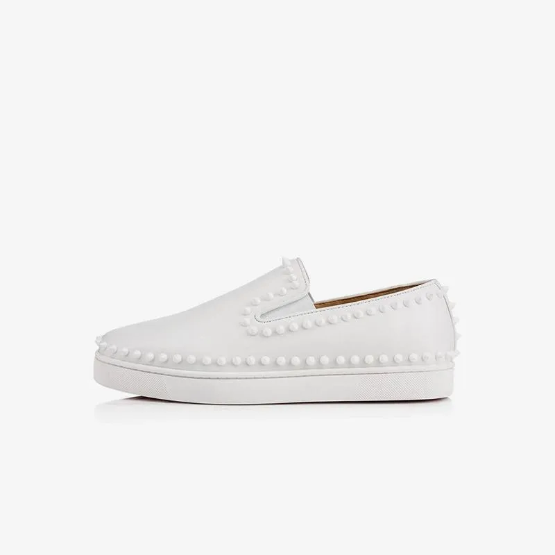 Chic Studded Slip-On Sneakers