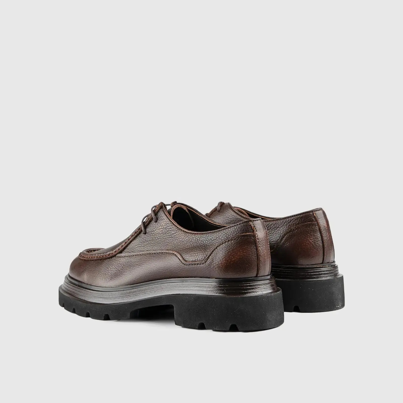Chunky Sole Oxfords Brown 4809