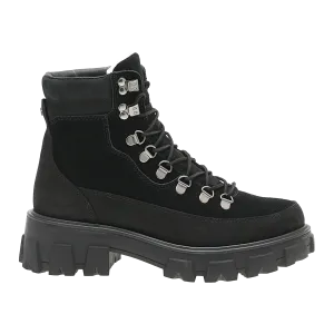 Combat Leather Boot - Warm Black