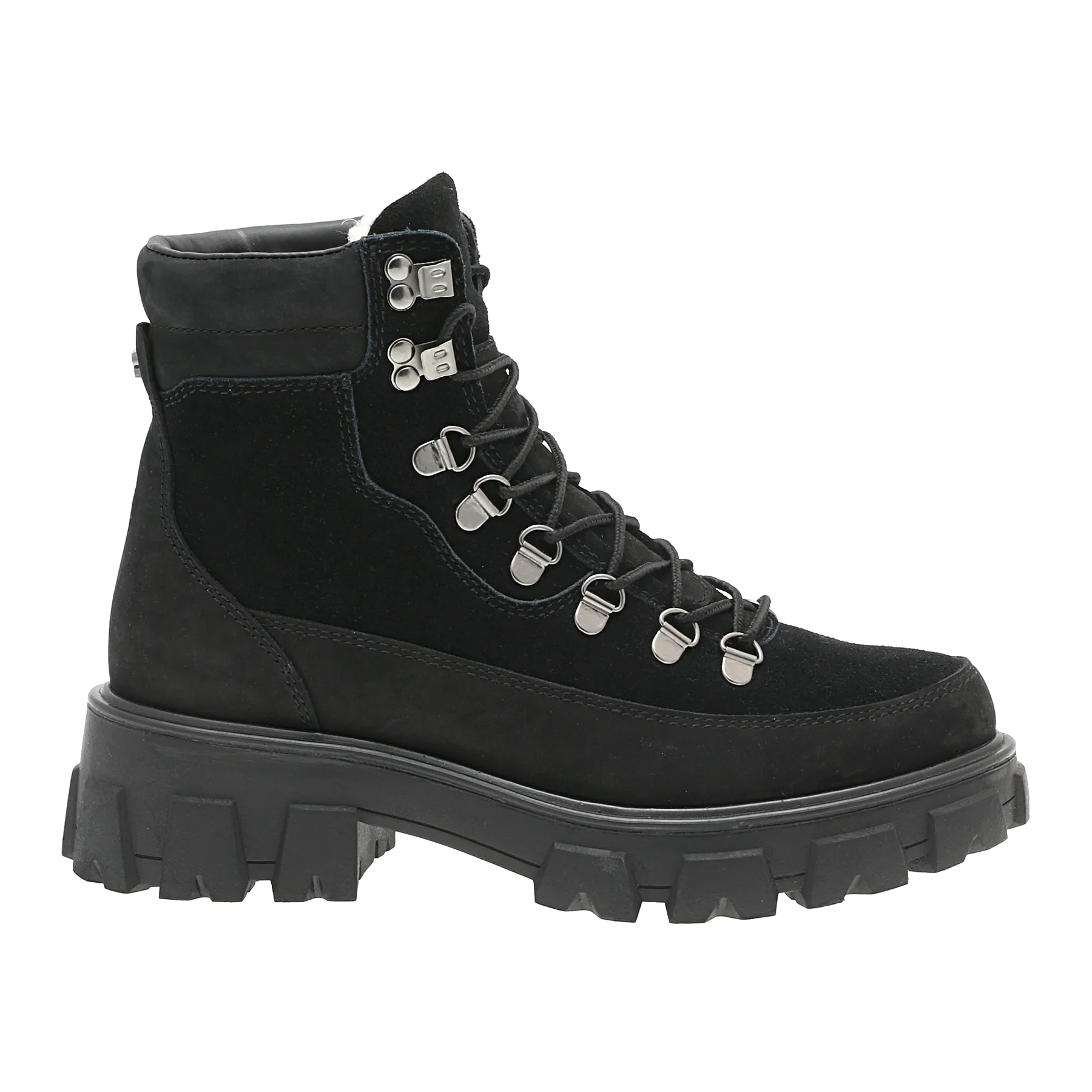 Combat Leather Boot - Warm Black