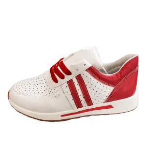 Cuzcare Sporty Orthopedic Shoes Women Breathable Striped Cushioned Sneakers Trendy