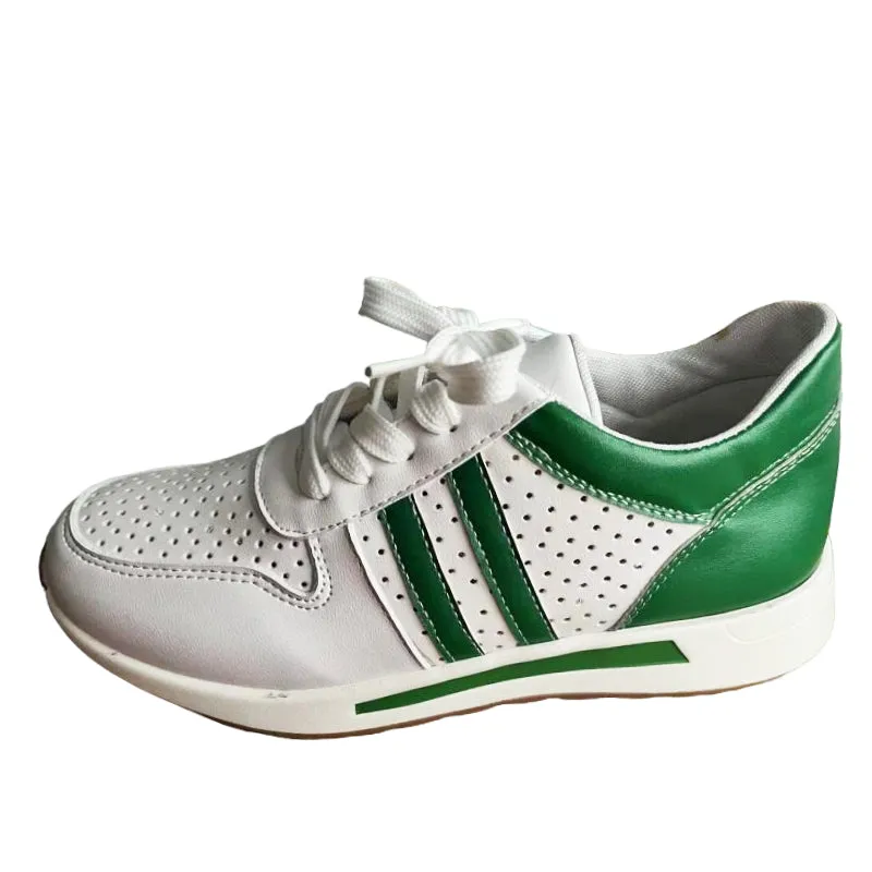 Cuzcare Sporty Orthopedic Shoes Women Breathable Striped Cushioned Sneakers Trendy