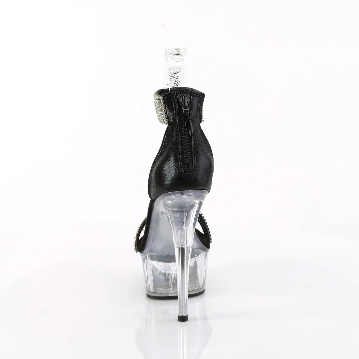 DELIGHT-641 Pleaser Black Sexy Platform Shoes (Pole Dancing Heels)
