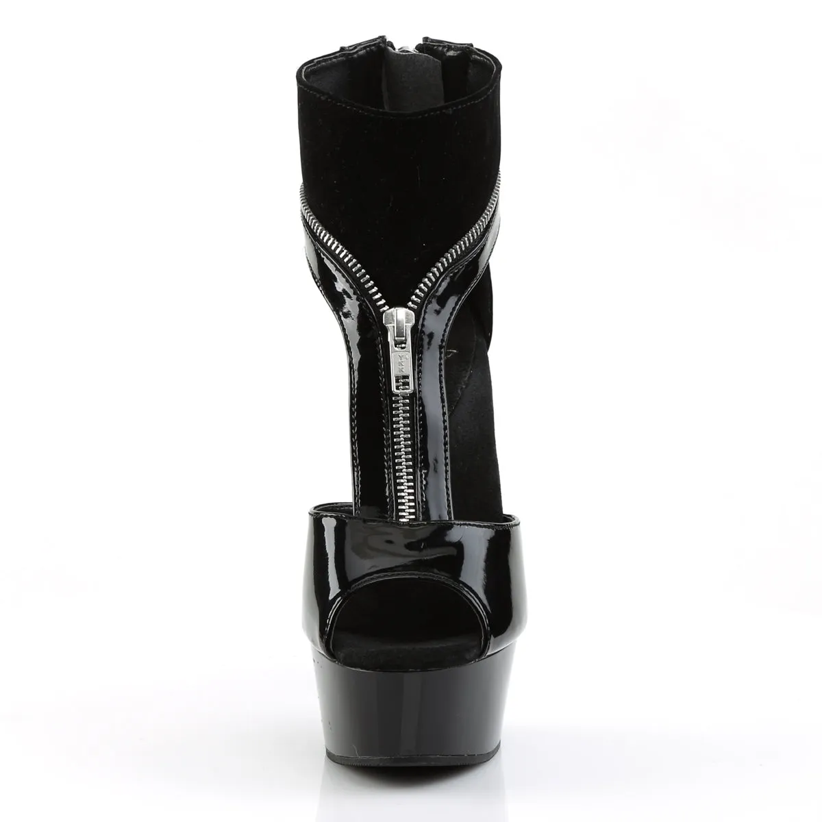 DELIGHT-690 Pleaser Black Sexy Platform Shoes (Pole Dancing Heels)