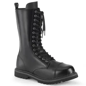 DemoniaCult Riot 14 Unisex/Mens Calf Length Boots