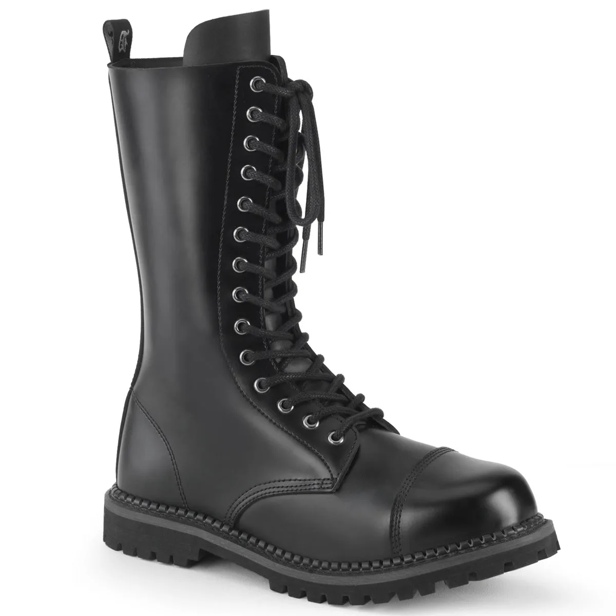 DemoniaCult Riot 14 Unisex/Mens Calf Length Boots