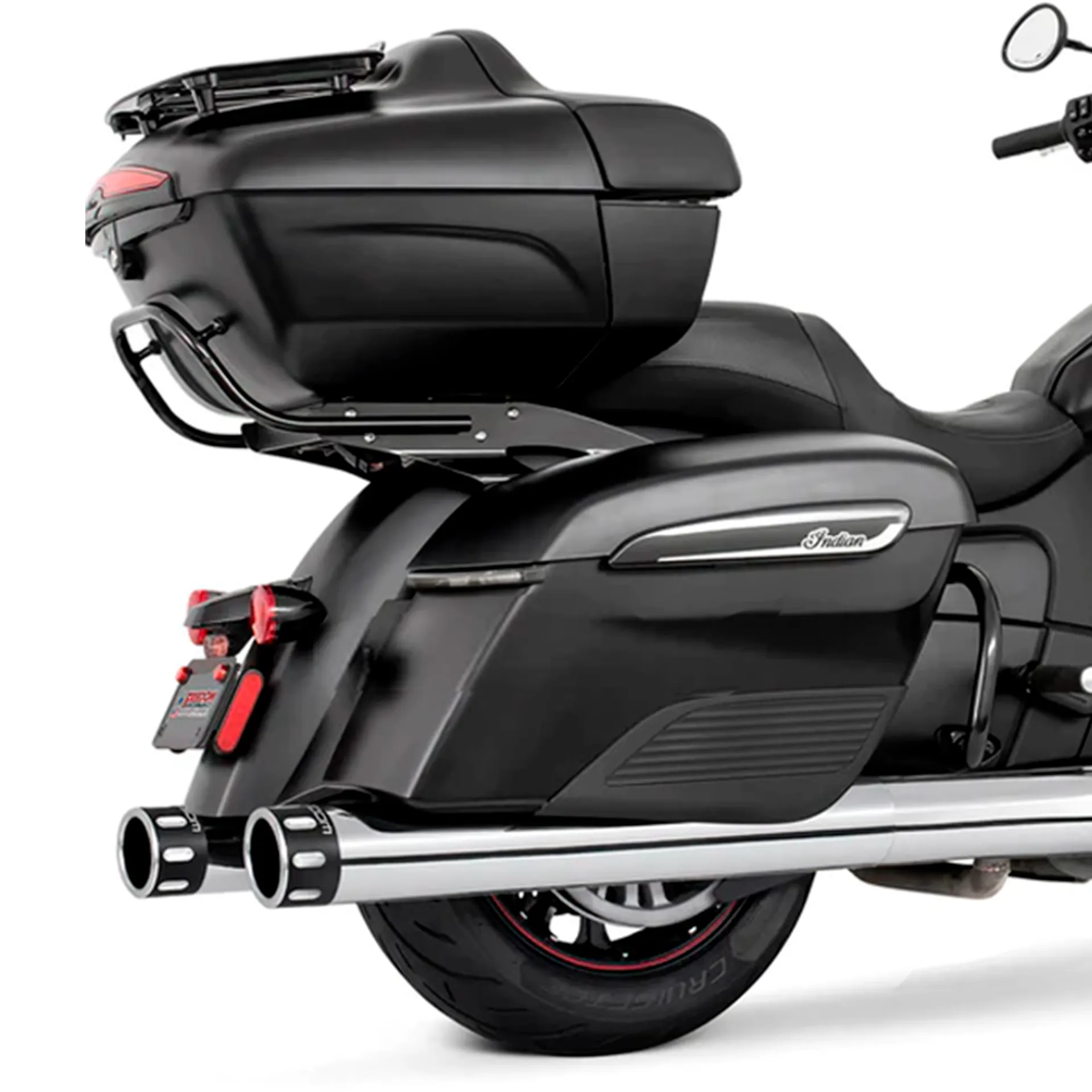 Escape Freedom Performance 4″ Eagle Slip Ons Cromo para Indian '14-'24 Chieftain / Challenger (Colas)