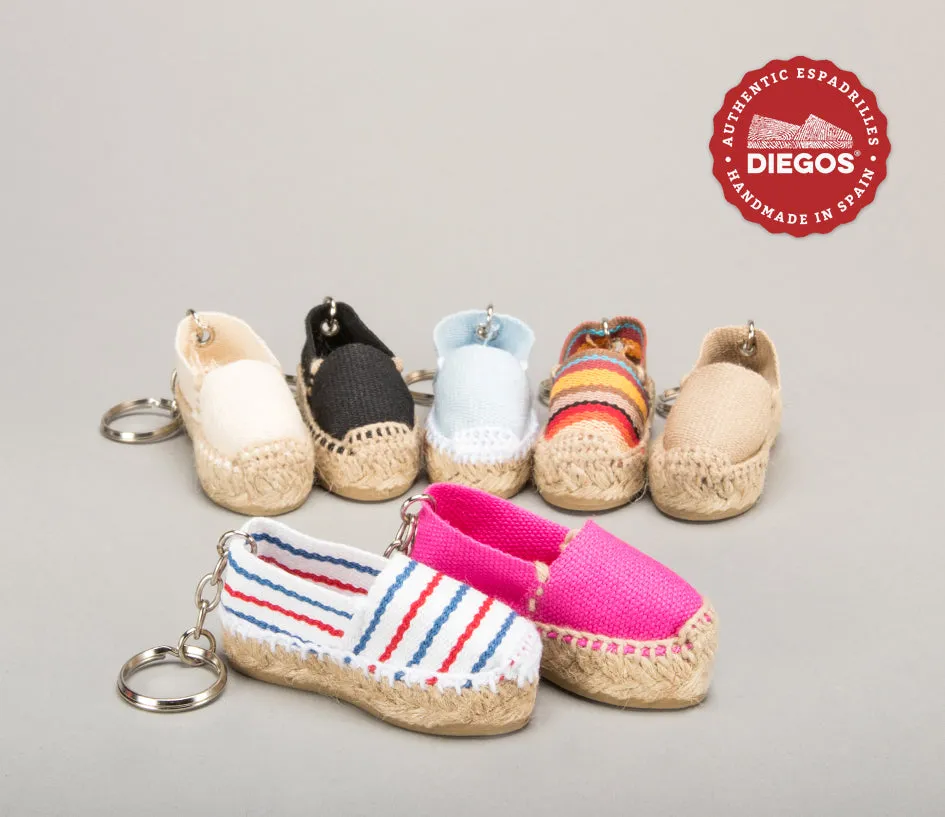 Espadrilles keychains