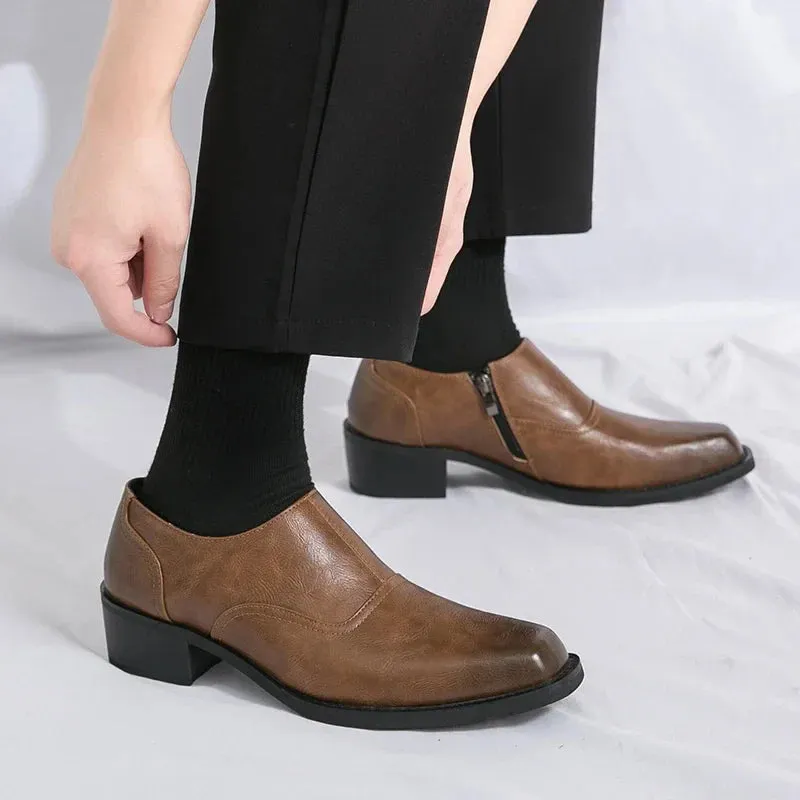 Evante | Zipper Closure Loafers