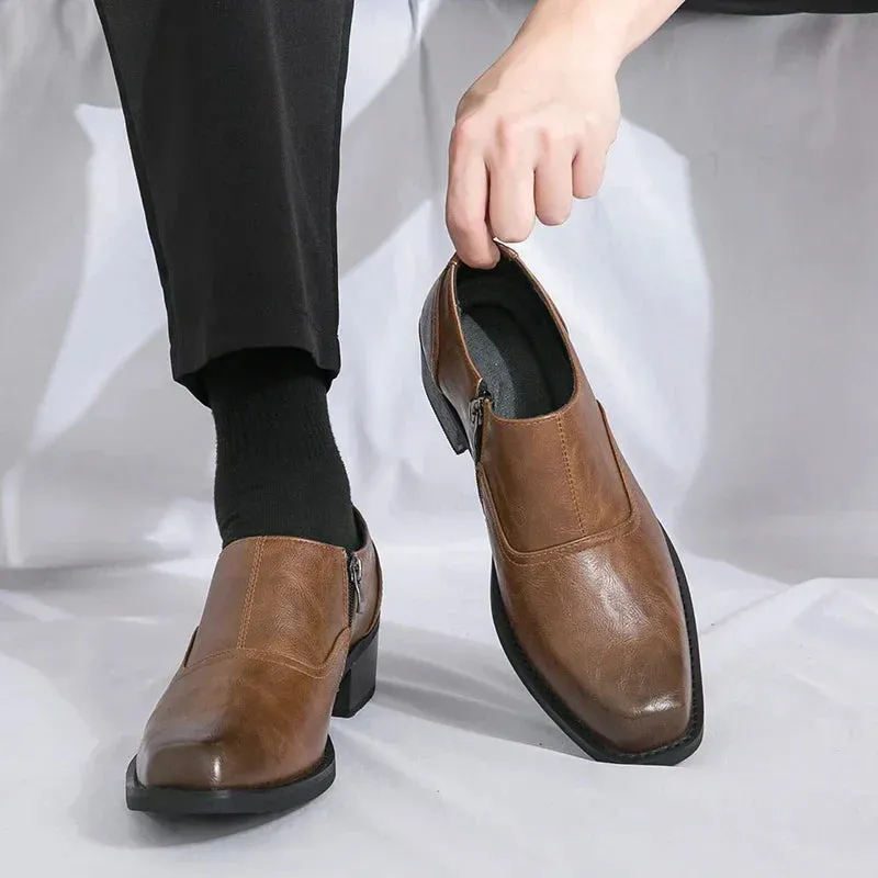 Evante | Zipper Closure Loafers