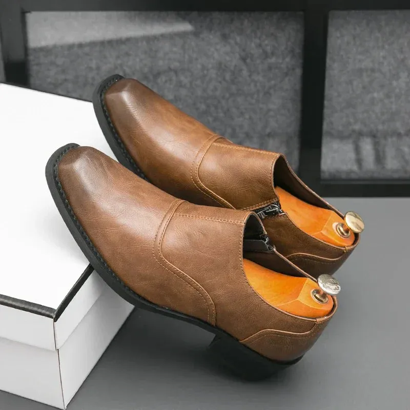 Evante | Zipper Closure Loafers