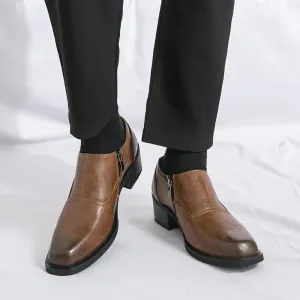 Evante | Zipper Closure Loafers