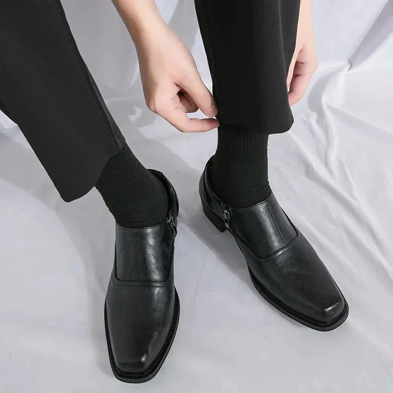 Evante | Zipper Closure Loafers
