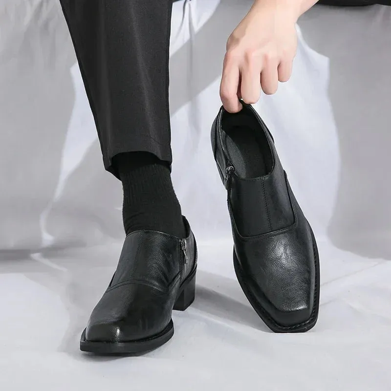 Evante | Zipper Closure Loafers