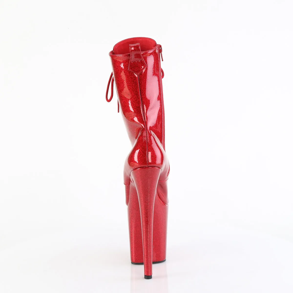 FLAMINGO-1040GP Pleaser Ruby Red Glitter Sexy Platform Shoes (Pole Dancing Heels)