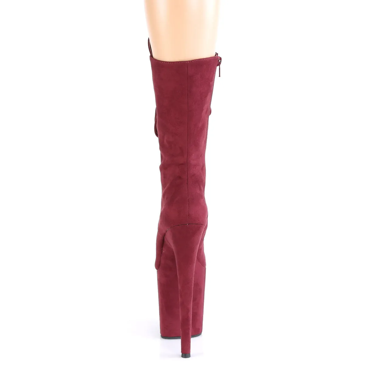 FLAMINGO-1050FS Pleaser Burgundy Sexy Platform Shoes (Pole Dancing Heels)