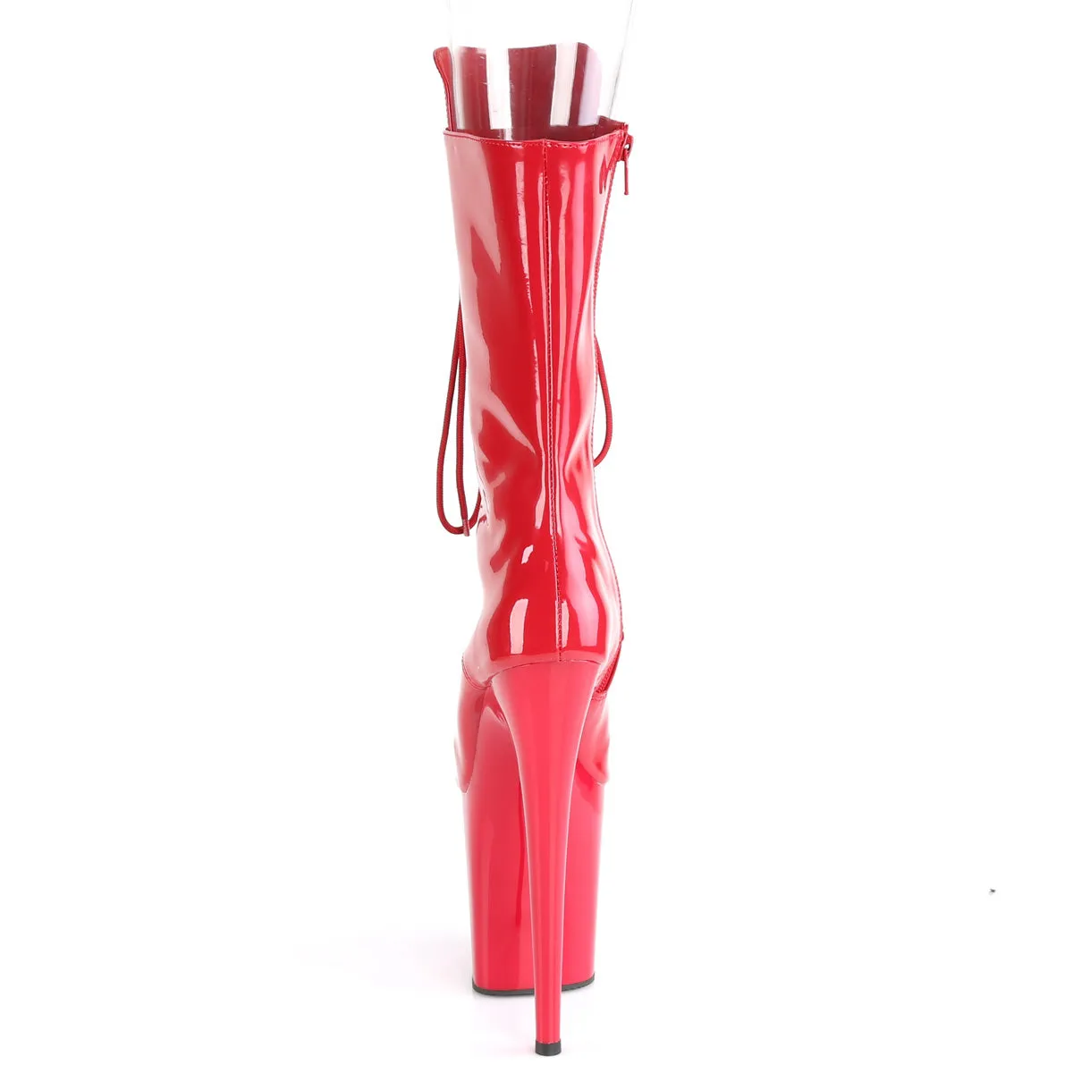 FLAMINGO-1051 Pleaser Red Patent Sexy Platform Shoes (Pole Dancing Heels)
