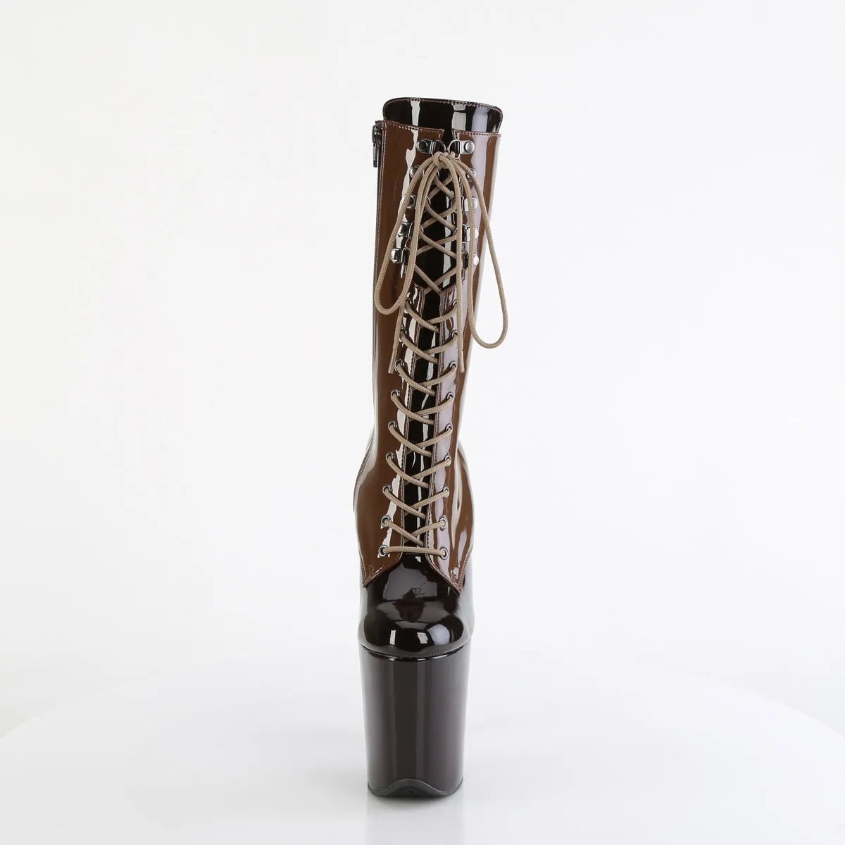 FLAMINGO-1054DC Pleaser Mocha Sexy Platform Shoes (Pole Dancing Heels)
