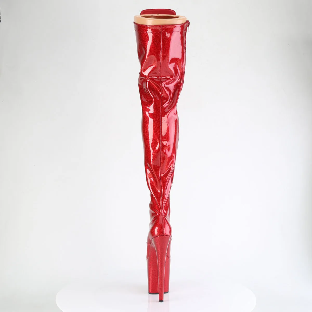 FLAMINGO-3020GP Pleaser Red Glitter Sexy Platform Shoes (Pole Dancing Heels)