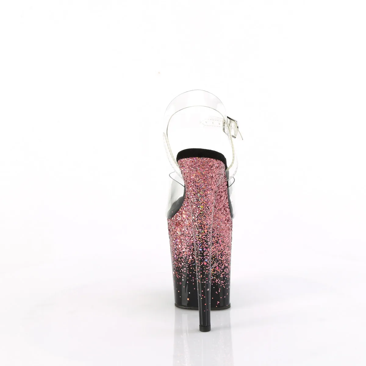 FLAMINGO-808SS Pleaser Clear/Pink Sexy Platform Shoes (Pole Dancing Heels)