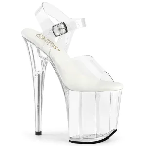FLAMINGO-808VL Pleaser Clear Sexy Platform Shoes (Pole Dancing Heels)