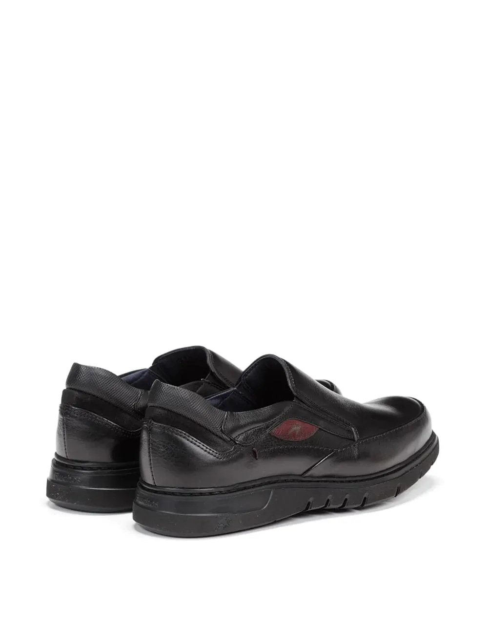 Fluchos Men's Celtic Loafers- Black