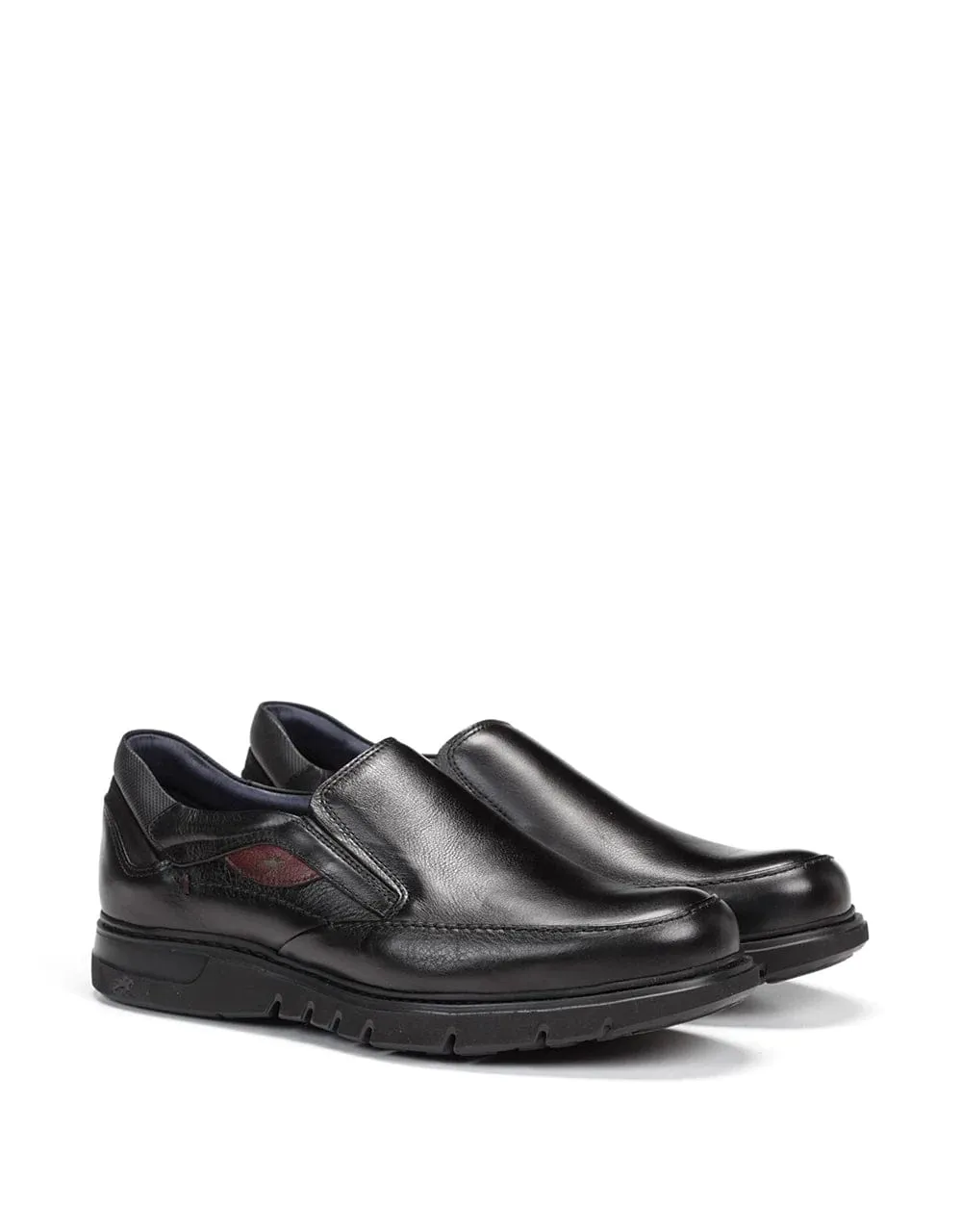 Fluchos Men's Celtic Loafers- Black