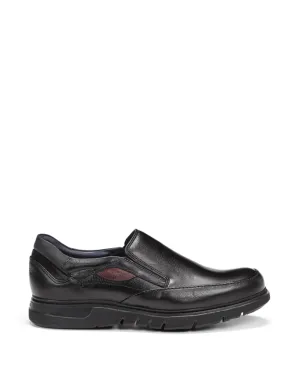 Fluchos Men's Celtic Loafers- Black