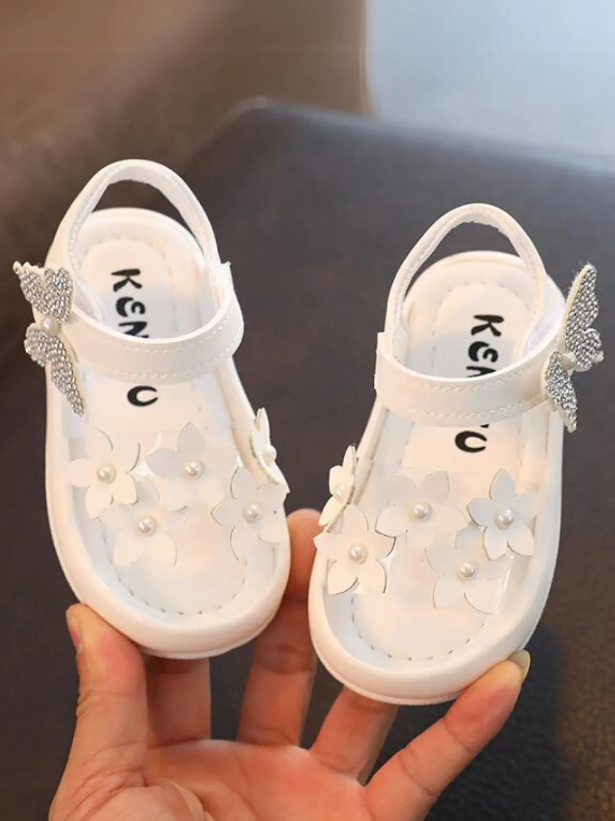 Girls Fluttering Blossom Sandals By Liv and Mia