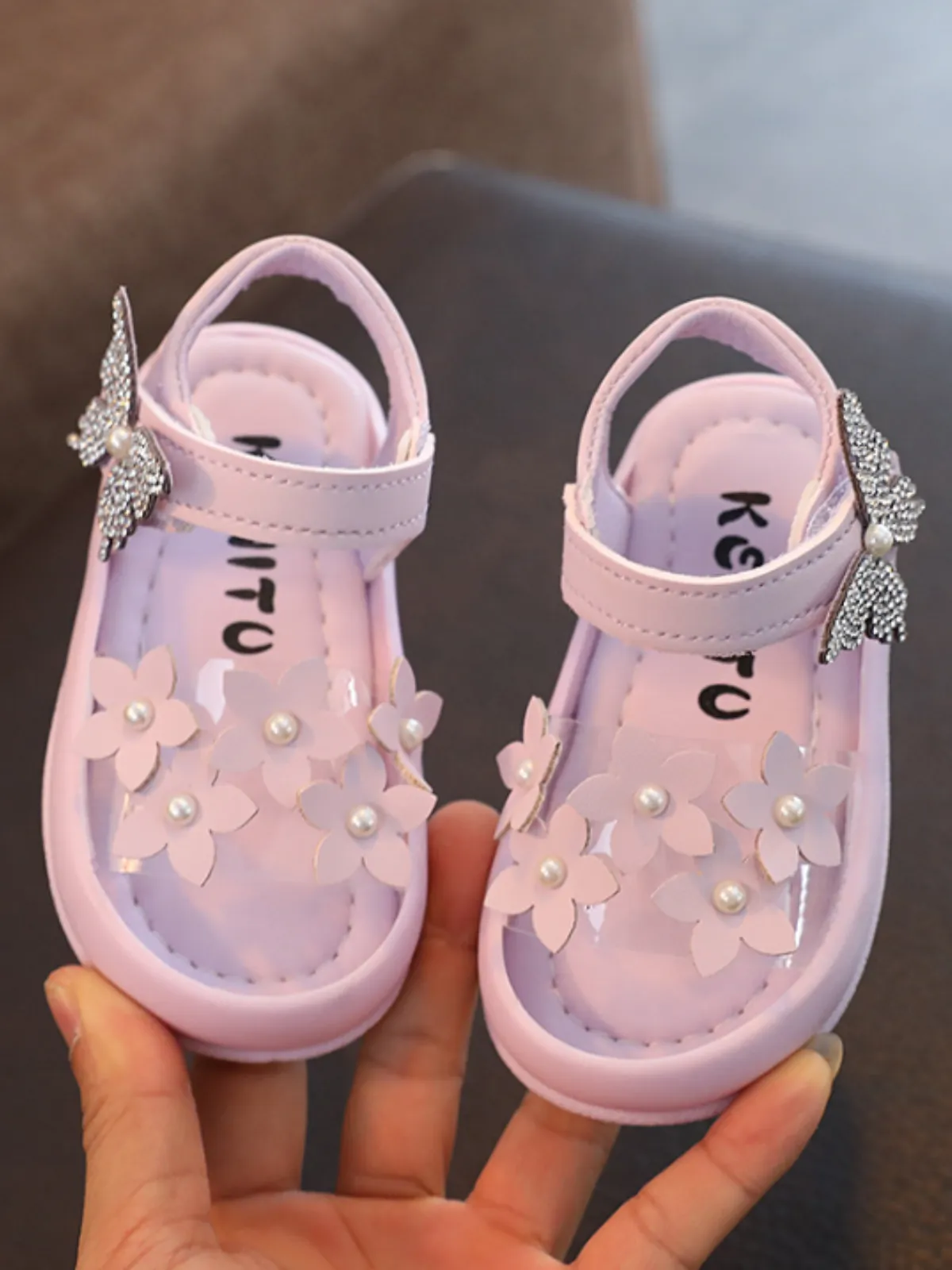 Girls Fluttering Blossom Sandals By Liv and Mia